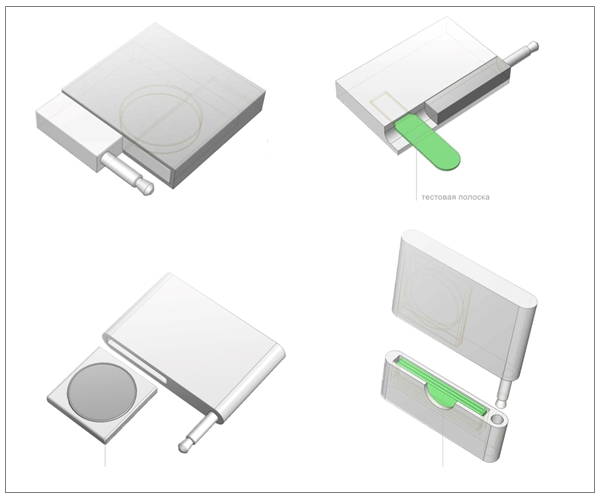 At the first development stage, we presented to the customer various options of assembly layout of the device