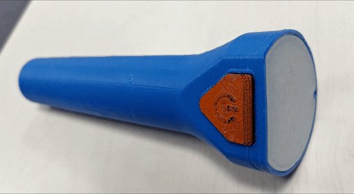 The first prototype (without soft-touch coverage):